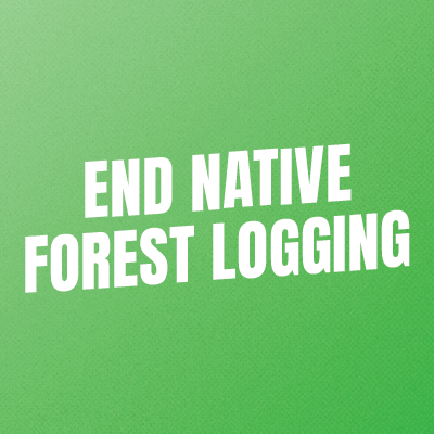 end native forest logging