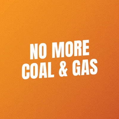 no more coal & gas